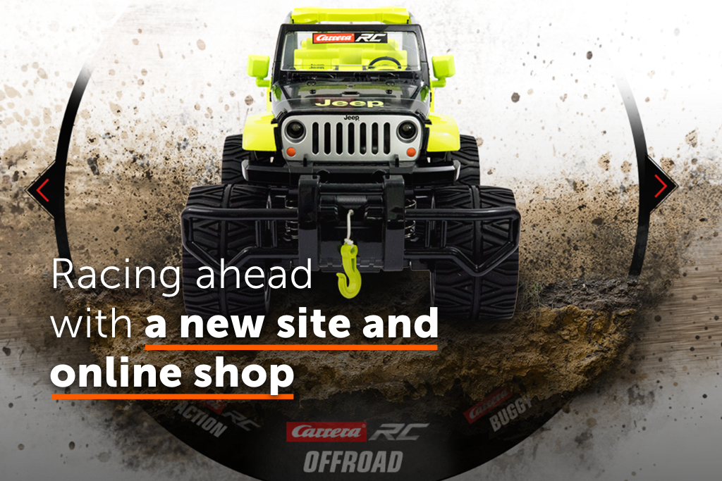 Racing ahead with a new site and online shop