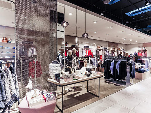 a clothing store