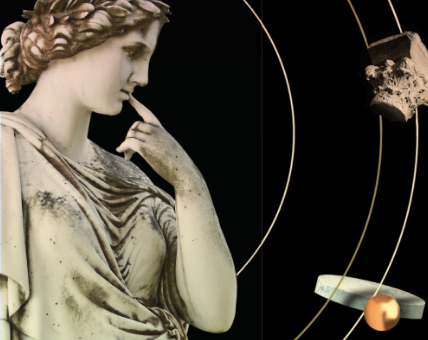 Mythological Goddess thinking