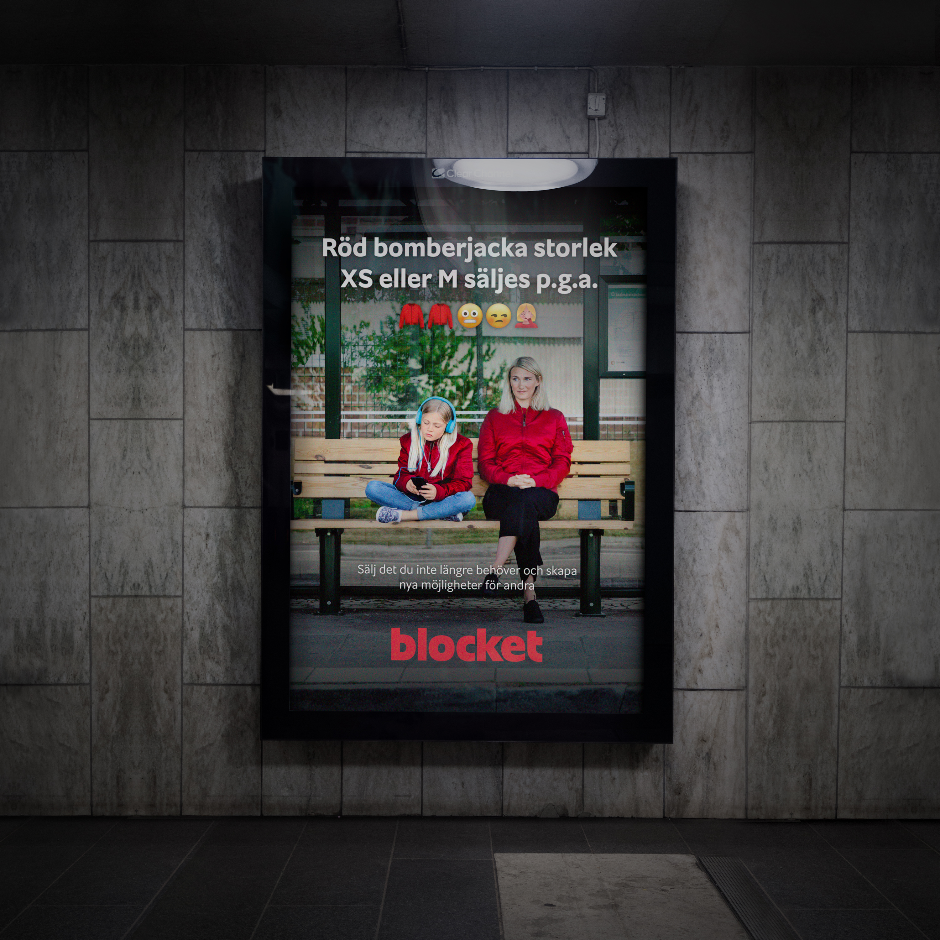 Poster for Blocket campaign