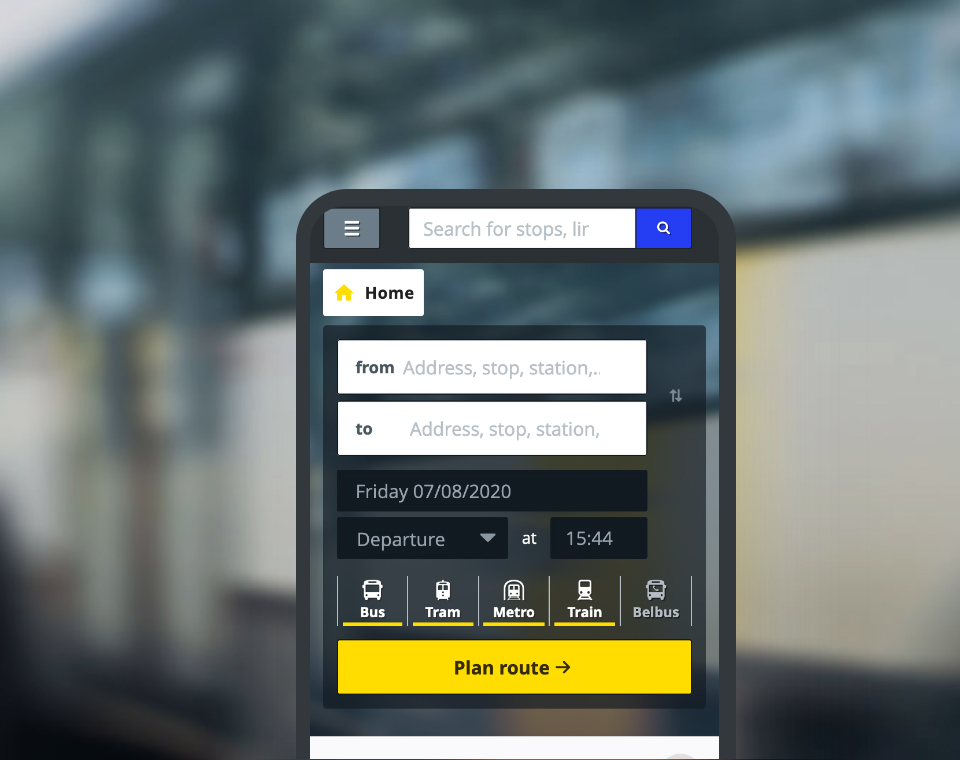 De Lijn smartphone app