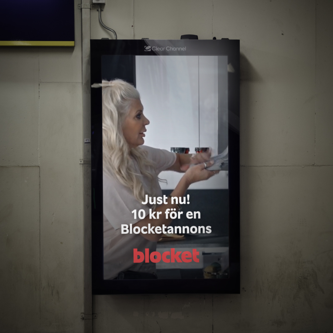 Poster for Blocket campaign