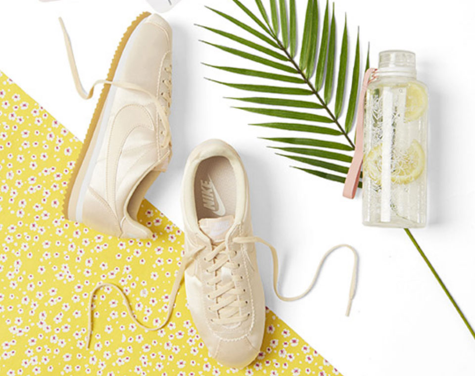 summer sneakers in yellow